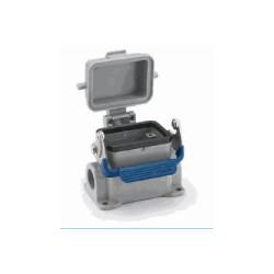 Embase en saillie 6B, Aluminium moulé sous pression, IP65, Sortie horizontale, M25